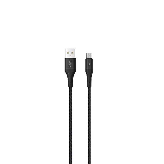 PAWA USB TO MICRO BRAIDED CHARGING CABLE